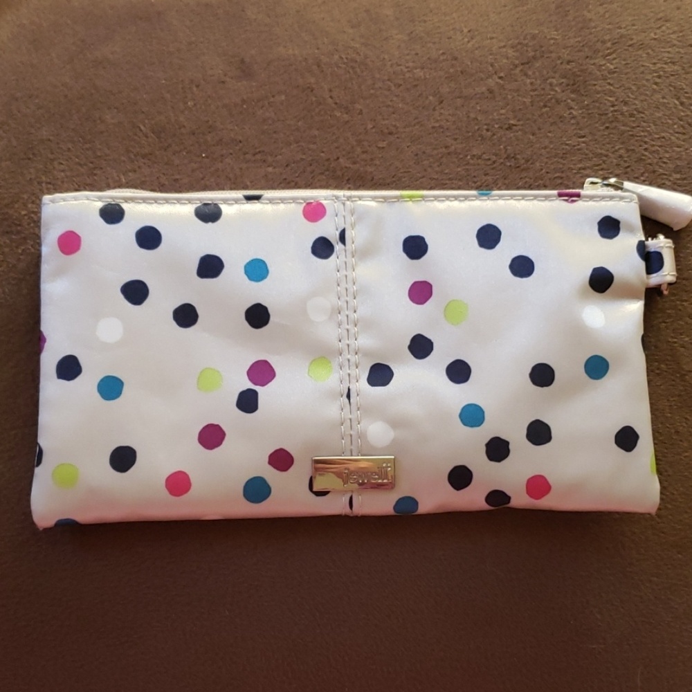 Thirty-one polka dot wristlet